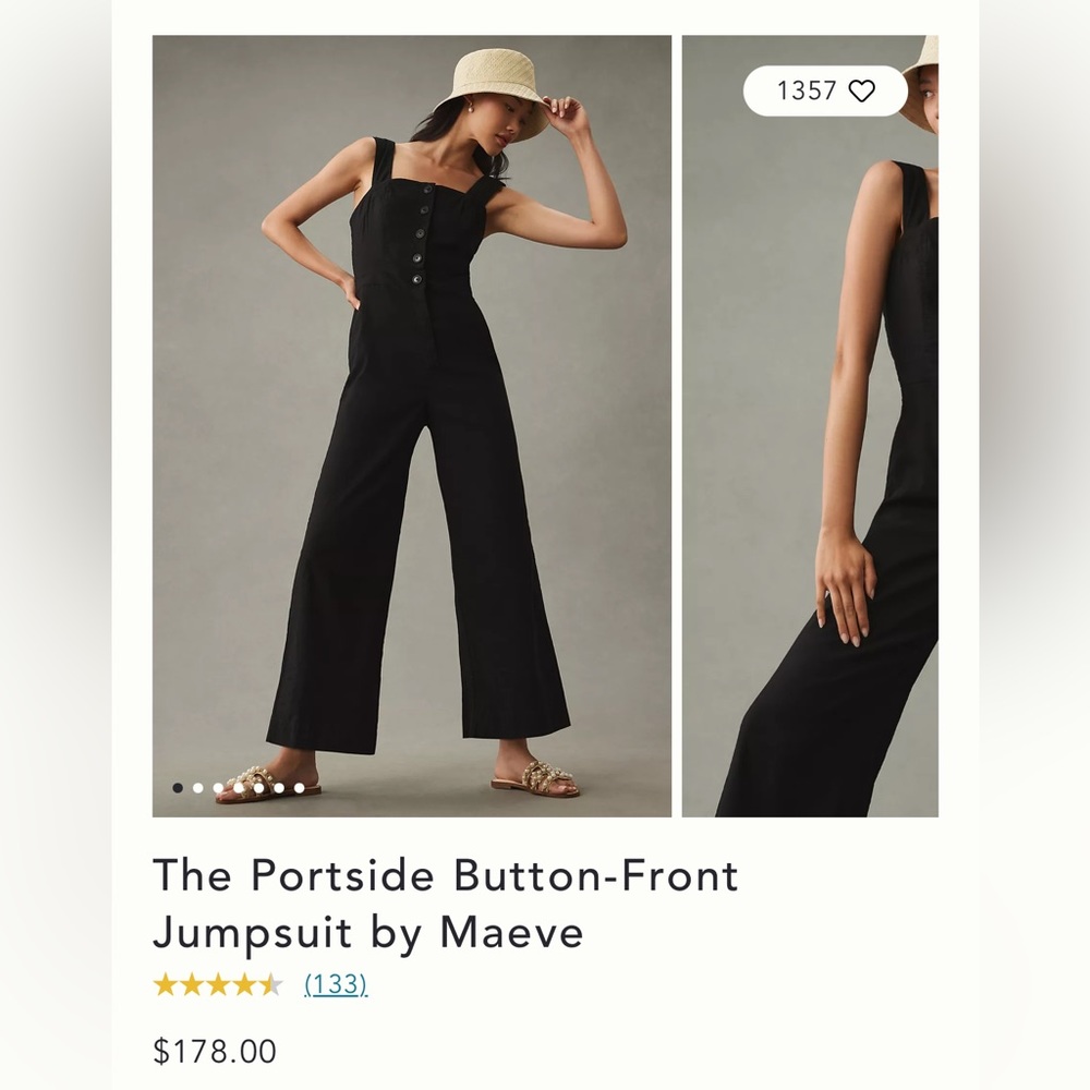 NWT Maeve Portside Jumpsuit